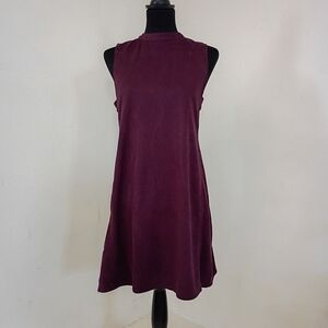 She + Sky Rich Purple Mini Dress